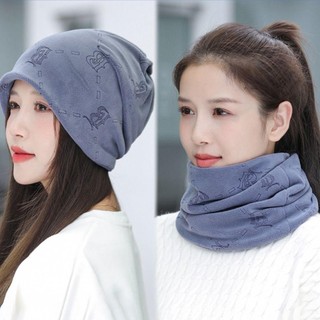 Máy hâm nóng cổ ASDFGER, Khăn quàng cổ chống gió lót dày, Mũ chui đầu bằng vải Polyester giữ ấm thời trang