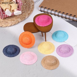 [-d] 5 Chiếc Nhà Búp Bê Dệt Tay Mũ Rơm Búp Bê Mũ Nhiều Màu Sắc Trang Trí Nhà Búp Bê Phụ Kiện Cho Trẻ Em Giả Vờ Chơi Đồ Chơi {vn}