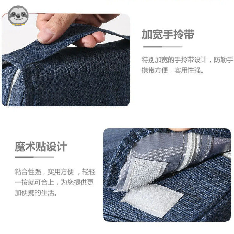 Túi đựng đồ vệ sinh du lịch có thể treo/đựng mỹ phẩm chống ẩm chống thấm nước dung tích lớn/túi vệ sinh di động Unisex