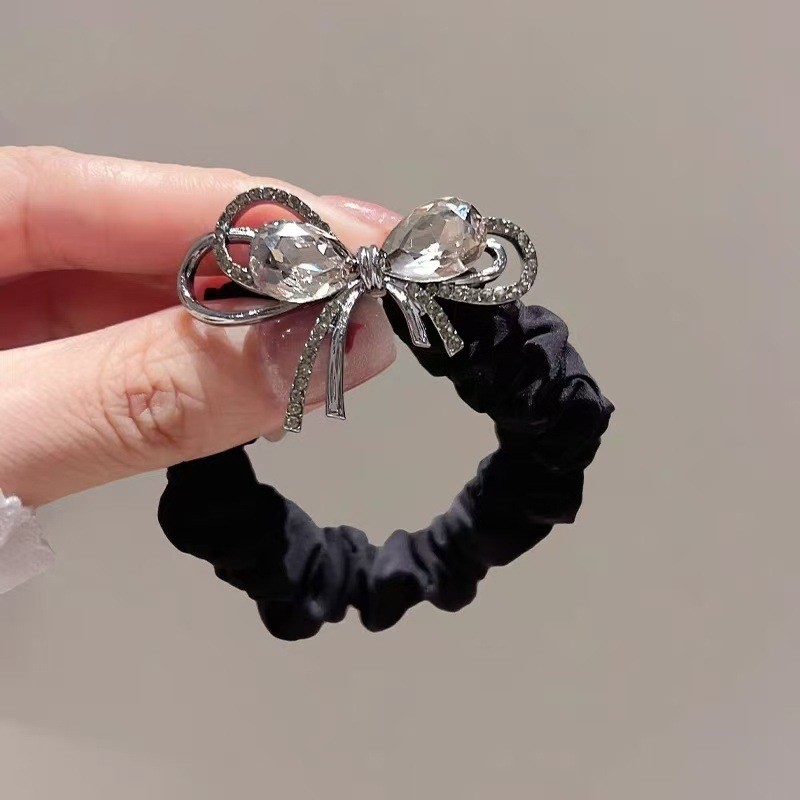 Mauropoli [Sẵn Sàng] Băng Đô Nữ Mùa Hè Phong Cách Mới Buộc Tóc Dây Cao Su Scrunchy Dây Buộc Tóc Bướm Cao Cấp Phụ Kiện Tóc Co Giãn Cao Cấp Dây Buộc Tóc