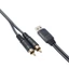 Cáp âm thanh BTM USB USB C sang 2RCA USB Type C sang 2RCA Nam Y Splitter Dây âm thanh