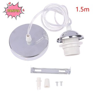 Pnpia Retro E27 Đèn Gắn Dây 1m / 1.5m Đèn Trần Giá Đỡ Ổ Cắm Mặt Dây Chuyền Đế Đèn Boutique Đèn