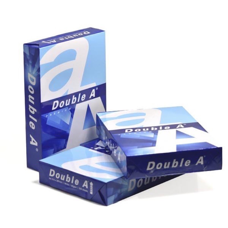 Giấy in ấn vi tính văn phòng, photocopy A4 DOUBLE A định lượng: 80gsm.