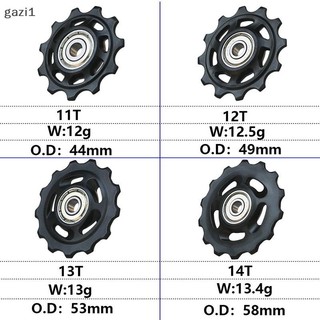 [gazi1] 11T 12T 13T 14T Vòng bi Bánh xe dẫn hướng phía sau Xe đạp đường trường Jockey Derailleur Con lăn ròng rọc cho bộ dụng cụ sửa chữa Boutique