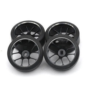 Lốp xe trôi bằng nhựa cứng 2,5 / 5,5 độ Vành bánh xe kim loại cho Wltoys 284131 Bộ phận nâng cấp xe RC K969 K989 Kyosho Mini-Z 1 / 28 & * &