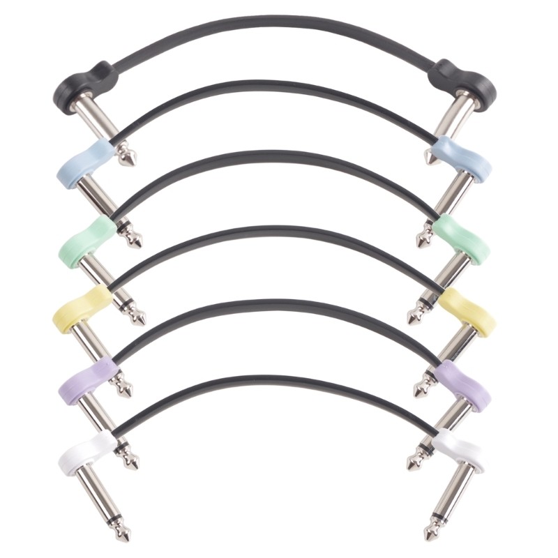 KIKIN 3 6 Chiếc Đàn Guitar Điện Hiệu Ứng Bàn Đạp Miếng Dán Dây Cáp Độ Ồn Thấp Bảo Vệ Cáp