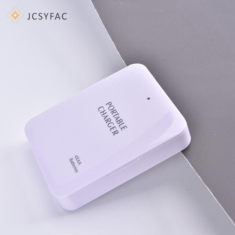 JCSYFAC Pin AA 4 Khe Cắm USB Ngoài Sạc AA Hộp Sạc Mới