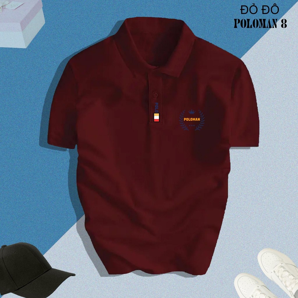 Áo Thun Nam Polo chất vải CVC Cao Cấp Phong Cách Sang Trọng Trẻ Trung Năng Động Có Bigsize - Polo 08