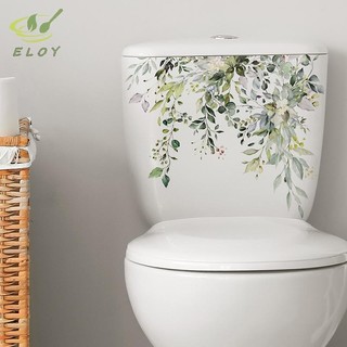 [ELOY] Cây Xanh Lá Dán Tường Phòng Tắm Trang Trí Nhà Vệ Sinh Tủ Phòng Khách Trang Trí Nhà Đề Can Làm Đẹp Tự Dính Bức Tranh Tường VN