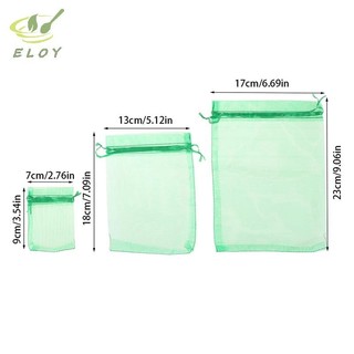 [ELOY] 20 Chiếc Lưới Túi Trái Cây Dâu Nho Trái Cây Trồng Túi Lưới Thoáng Khí Túi Bảo Vệ Thực Vật Thực Vật Cho Dụng Cụ Làm Vườn VN