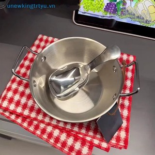 Unewtyu 1 Cái Phong Cách Hàn Quốc Bát Ẩm Thực Thép Không Gỉ Cơm Rượu Bát Hộ Gia Đình Đôi Tai Ăn Nhẹ Đĩa Mì Bát VN