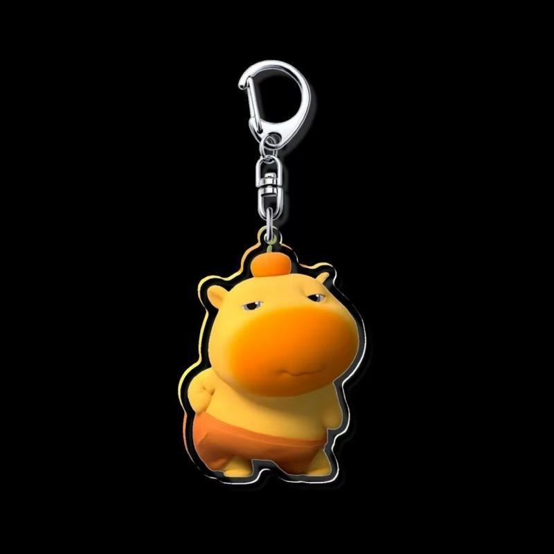 FashionAngel Dễ Thương Capybara Vỏ Điện Thoại Di Động Dây Đeo Móc Chìa Khóa Túi Mặt Dây Chuyền Trang Trí Điện Thoại DIY Dây Ngắn Handmade Trang Sức Quà Tặng VN
