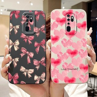 Dành Cho Oppo A9 (2020) / A5 (2020) Vỏ Điện Thoại Tranh Hoa Hồng Nơ Đẹp Oppo A9 A5 2020 Vỏ Silicon Mềm Bảo Vệ Ống Kính
