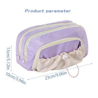 Charmantcc1 Hộp đựng bút chì nhiều lớp Dung tích lớn Túi đựng bút nhiều lớp Túi đựng bút chì du lịch Túi đựng bút chì cho Of Of Of