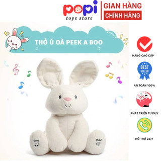 Thú Bông Thỏ Trắng Dễ Thương Biết Hát Biết Vẫy Tai Ú Òa – Mang Lại Tiếng Cười Và Niềm Vui Cho Bé Yêu -POPITOYS