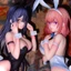 Bunny Girl Black Bunny Kwai White Bunny Sprout Anime Hai Chiều Đẹp Cô Gái Mô Hình Đồ Chơi Để Bàn Khung Xe Orna