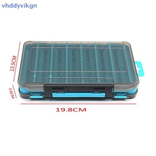 VHDD Câu Cá Hộp 14 Ngăn Phụ Kiện Câu Cá Mồi Móc Bảo Quản Hộp Đựng Dụng Cụ Câu Cá Hai Mặt Hộp Tổ Chức VN