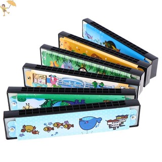 [Gou] Phim hoạt hình 16 lỗ Nhạc cụ Harmonica dễ thương Đồ chơi giáo dục trẻ em VN