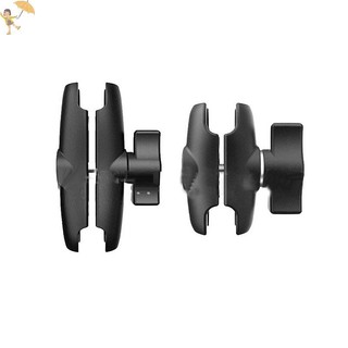 [GOU] Cánh tay ổ cắm đôi bằng hợp kim nhôm cho kẹp gắn giá đỡ 25mm / 1 Inch cho cánh tay mở rộng máy ảnh xe máy VN