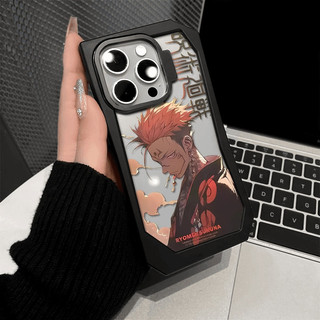 Ốp Điện Thoại Hình Không Đều, Cho iPhone 16,15,14,13,11,12 Pro Max, Jujutsu Kaisen ryomen sukuna Phim Hoạt Hình