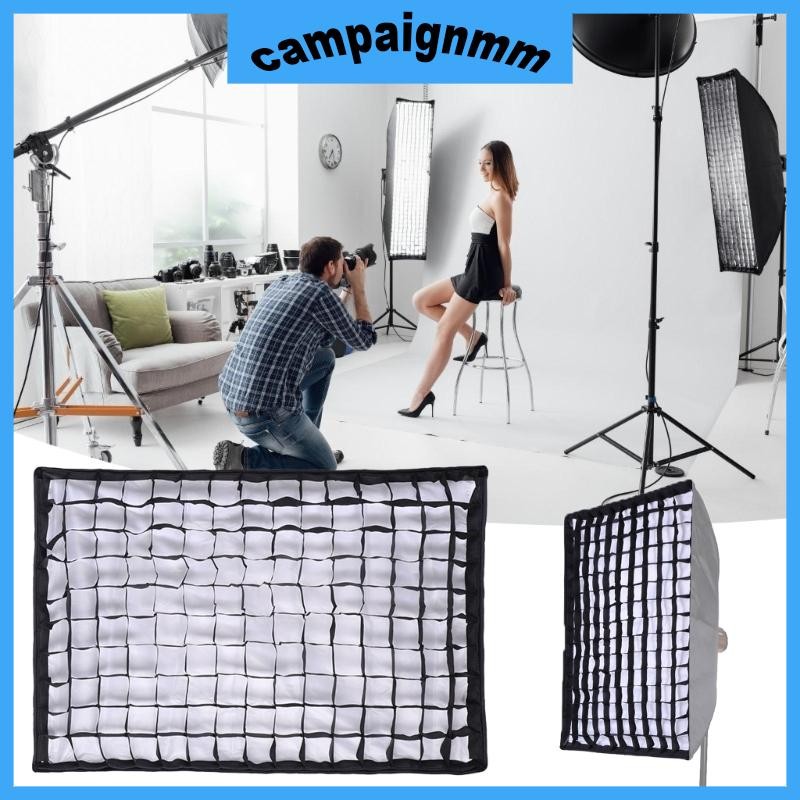 Camp Softbox Lưới tổ ong di động vuông có thể gập lại cho hộp đèn mềm 4 góc