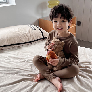 (2Y-10Y) Bộ Đồ Lót Trẻ Em Mùa Thu Bé De Rong Dài Tay Quần Dài Ấm Bộ Đồ Ngủ Trẻ Em Hai Mảnh Váy Ngủ