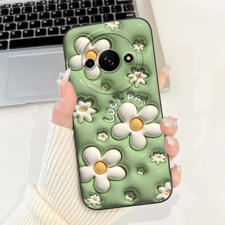 Ốp điện thoại silicon mềm bảo vệ ống kính Xiaomi Redmi A3 A3x hình chú thỏ Panda dễ thương RedmiA3 A 3 3X 4G