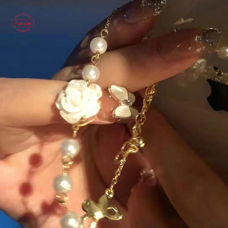 Diễu Hành Thời Trang Rỗng Vòng Tay Cổ Tích Hai Lớp sel Dây Xích Màu Bạc Vòng Tay Cho Nữ Bé Gái Dự Tiệc Trang Sức Quà Tặng VN