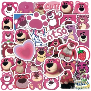 50 Nhãn Dán Sticker Hoạt Hình Gấu Dâu Tây Lotso Bear Toy Story 3