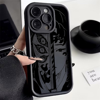 Vỏ Anime Demon Slayer Cho IPhone 11 12 16 15 Pro Max XR X XS 7 8 6S Plus 5 5S SE 2020 2022 Vỏ Điện Thoại Silicon Mềm Nóng Thiết Kế Mới Ốp Lưng Thương Hiệu Xu Hướng Sang Trọng