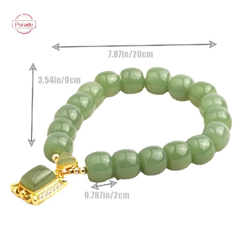 Cuộc diễu hành Mới Retro Giả Ngọc Mặt Dây Chuyền Đính Hạt Vòng Tay Thời Trang Nữ Thanh Lịch Phụ Kiện Trang Sức VN