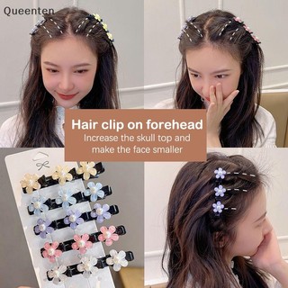 Queenten Hoa Lấp Lánh Pha Lê Bướm Bện Kẹp Tóc Bốn Lá Cỏ Ba Lô Kẹp Tóc Mỏ Vịt Móng Vuốt Với 3 Tóc Nhỏ Barrettes QT