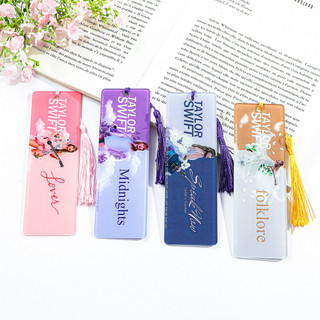YT4 Taylor Swift Acrylic Tua Rua Đánh Dấu Trang Quà Tặng Cho Bé Gái Ngôi Sao Lưu Niệm Bộ Sưu Tập 1989 Văn Hóa Người Yêu