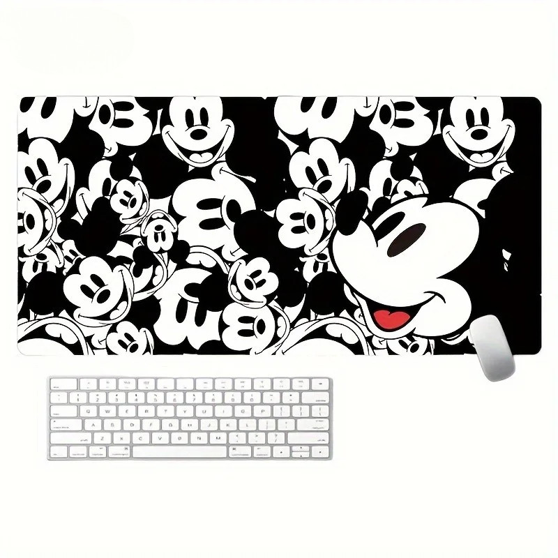 Disney Chuột Mickey Mousepad Chuột Lớn Miếng Lót Bàn Phím Chuột Thảm Thảm Chống Trơn Trượt Playmat Máy Tính Bàn Văn Phòng Thảm Để Bàn