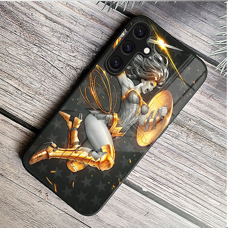 Ốp Điện Thoại Kính Cường Lực Wonder Woman 09 Cho Samsung Galaxy A11 A14 A20 A30 A22 A32 A33 A34 A40 A42 A51 4G A52 A53 A54 A70 A71 A72 A73 5G