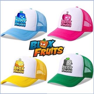 Blox Trái Cây Hoạt Hình In Hình Mũ Bóng Chày Thoáng Khí Mũ Chống Nắng polyester Lưới Xe Tải Nắp Có Thể Điều Chỉnh Quà Tặng Sinh Nhật