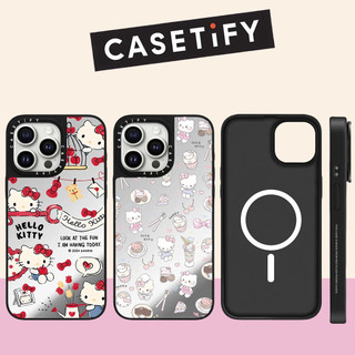 Ốp điện thoại cứng gương Cat tráng miệng từ tính cho iPhone 16ProMax 15 14 13 12 11 Vỏ chống sốc