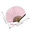 Quạt vỏ Mini FUJIOU, Quạt cầm tay gấp cổ điển, Quạt quạt cầm tay nhẹ nhàng phong cách màu trơn dễ thương
