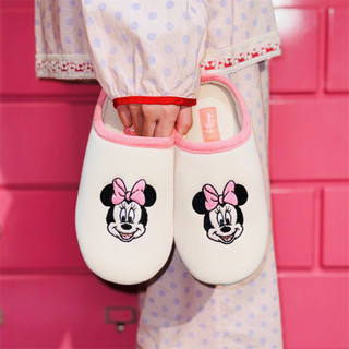 [Xixitiao x Disney] Dép đi trong nhà/Mickey&Minnie Disney/Đế mềm thông thường Hộ gia đình im lặng