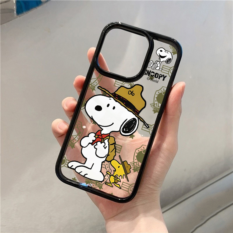 Ốp Lưng Cho iPhone 11 16 14 15 12 13 Pro Max 16e 8 7 Plus XR X XS Max SE2020 2022 Phim Hoạt Hình Nhiều Màu Sắc Snoopy Silicone Trong Suốt Chống Sốc