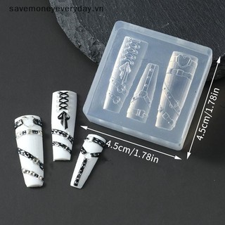 [savemoneyeveryday] Khuôn Silicon Nơ Pháp Cho Móng Tay Quyến Rũ Khắc Tem Khuôn Làm Móng Tay Nghệ Thuật Trang Trí Móng Tay Phụ Kiện DIY [vn]