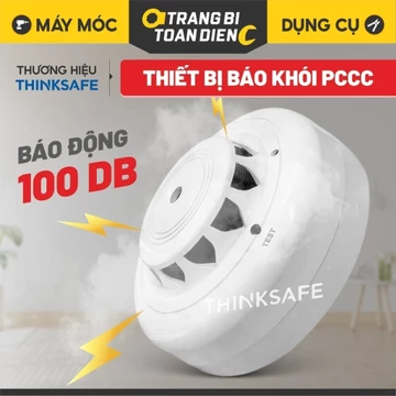 Thiết bị báo khói, cảm biến báo khói độc lập, Dùng pin không cần đấu dây, Cảnh báo báo động khói trong phòng cháy