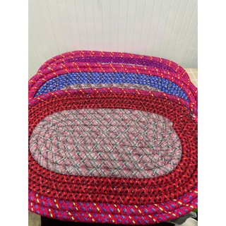 [Giá Xưởng] Thảm Lau Chân Dạng Quấn Hình Oval Kích Thước 38 x 57cm (Thảm To)