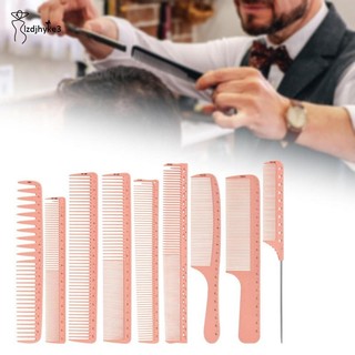 9x Lược Bộ Dụng Cụ Tạo Kiểu Tóc Lược Tạo Kiểu Tóc Mịn Cho Cửa Hàng Cắt Tóc Xoăn Ướt