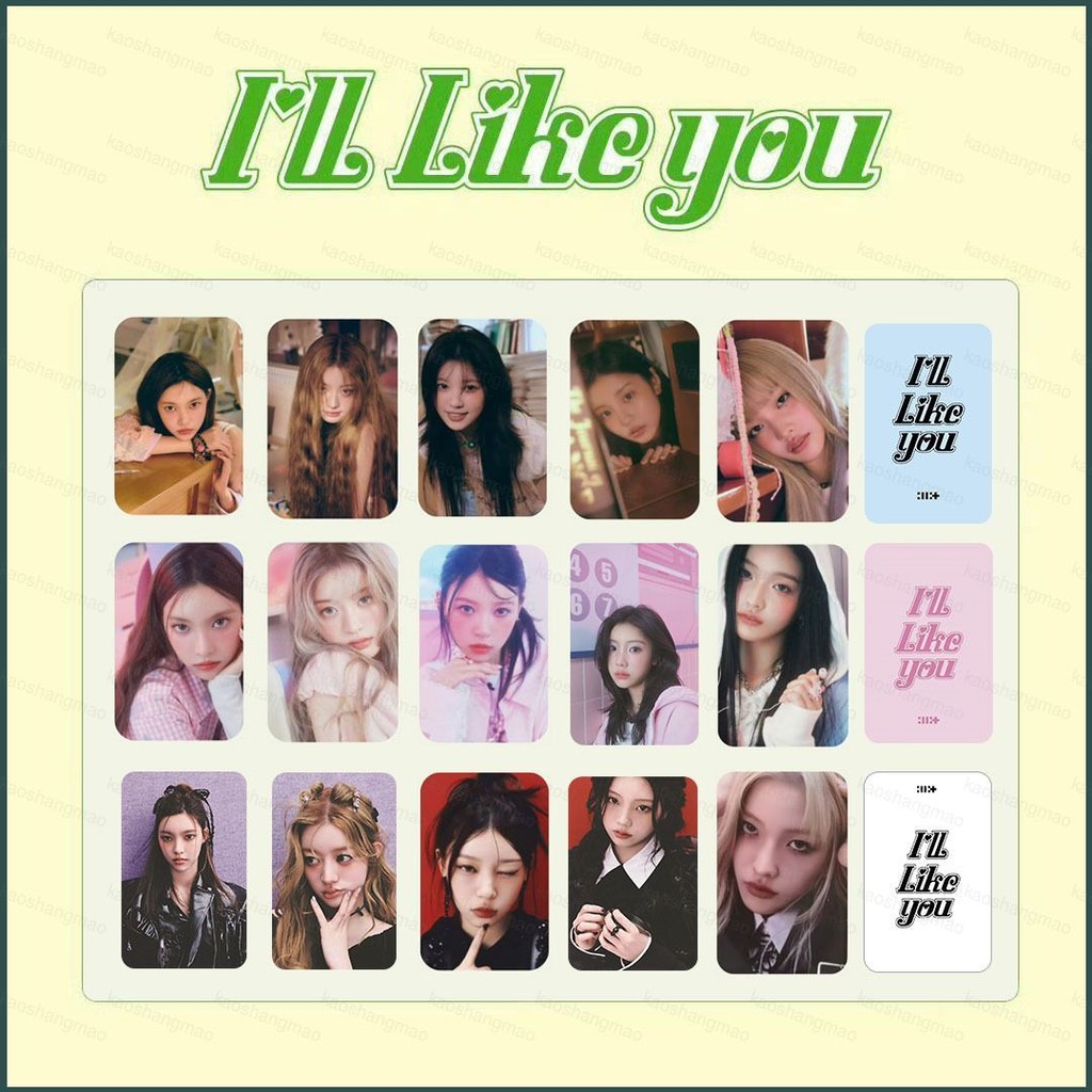 HK1 5 Cái / bộ ILLIT I LL LIKE YOU Album LOMO Card YUNAH WONHEE MOKA Bưu Thiếp Bộ Sưu Tập Ngôi Sao Ngoại Vi KH1