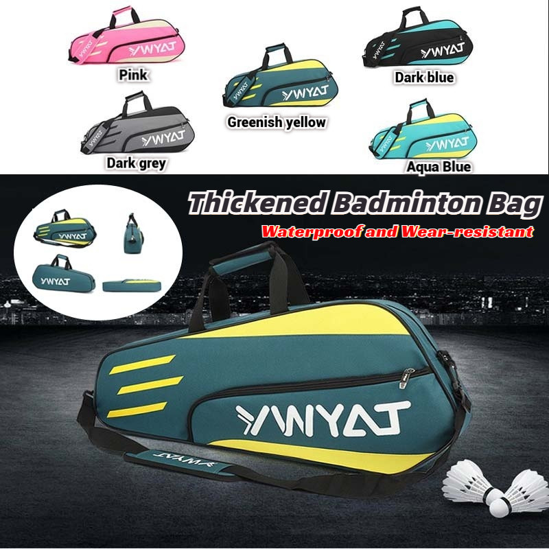 Badminton Racket Bag Tennis Bag 900D Fabric Thickened Waterproof ...
