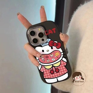 Ốp Điện Thoại Hello Kitty Dễ Thương Ngộ nghĩnh Cho OPPO Reno 13F 13 Pro 12F 12 11F 11 10 9 8T 8Z 7Z 8 7 Lite SE 6 5k 5 Pro 4G 5G Vỏ Mềm Hoạt Hình HelloKitty Eats Snacks Ốp Lưng Chống Sốc