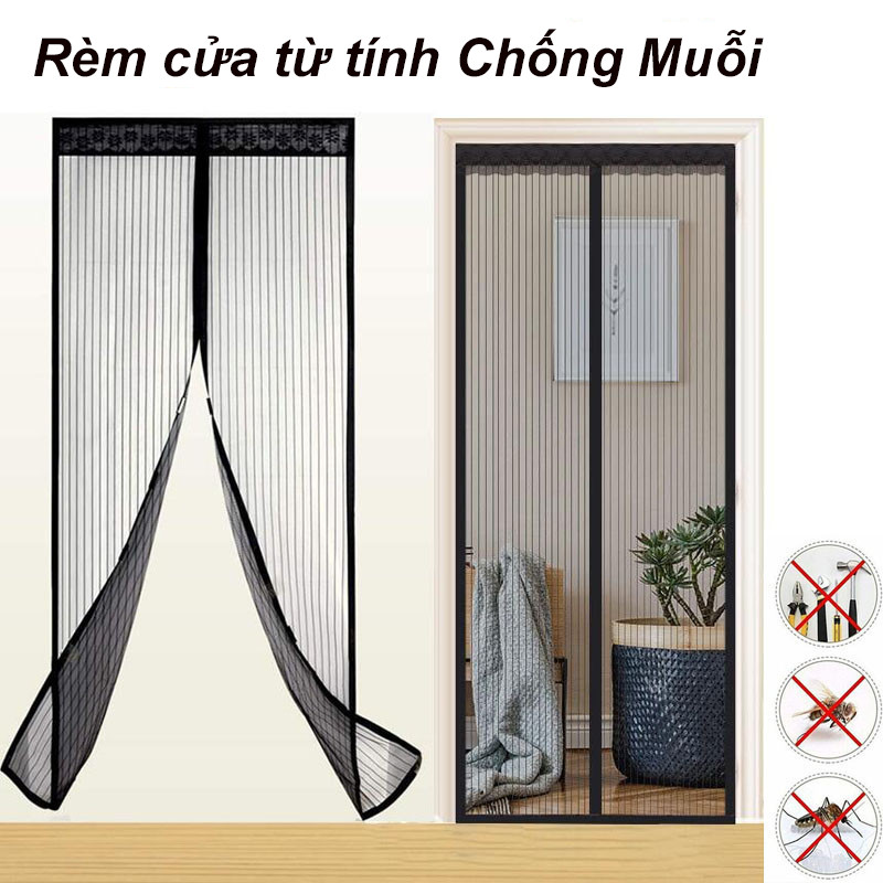 Rèm cửa từ tính Chống Muỗi,Rèm chống mui vào mùa hè,Từ tính im lặng, dễ cài đặt，Kích thước đa dạng
