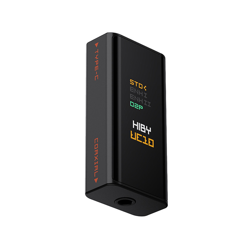 Bộ chuyển đổi đồng trục Hiby UC10 Type-C sang 3,5mm USB-C Tín hiệu HIFI sang chuyển đổi kỹ thuật số Phương tiện truyền phát Bàn xoay kỹ thuật số