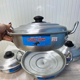 [Giá Xưởng] Nồi Lẩu Nhôm Dày Trường Thành – Nấu Lẩu, Hấp, Xào,  Phù Hợp Gia Đình & Quán Ăn